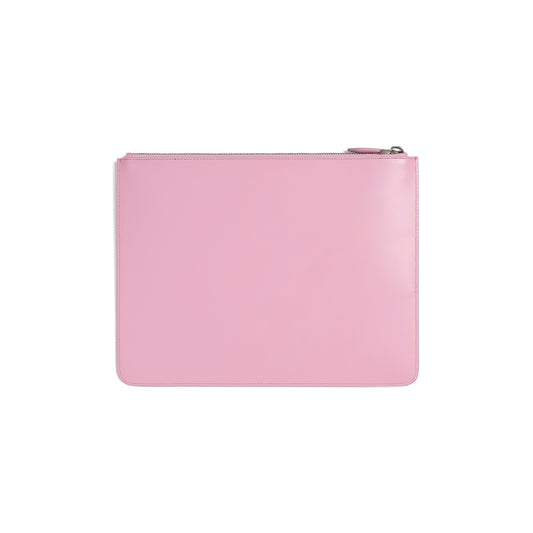 Classic Large Zipped Pouch in Pink