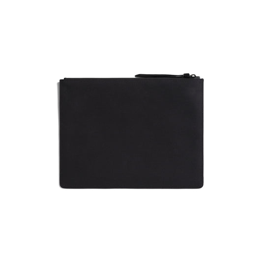 Podium Logo Zip Large Pouch in Black