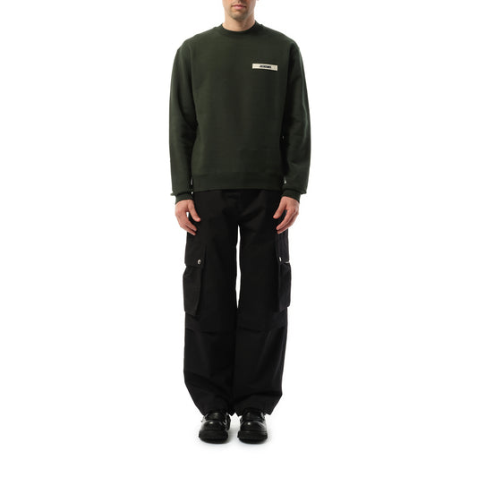 Le Sweatshirt Gros Grain in Dark Green 2