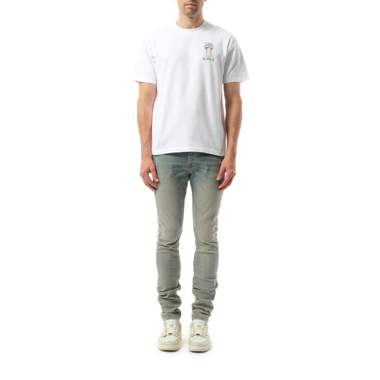 La Colomne Printed T-Shirt in White