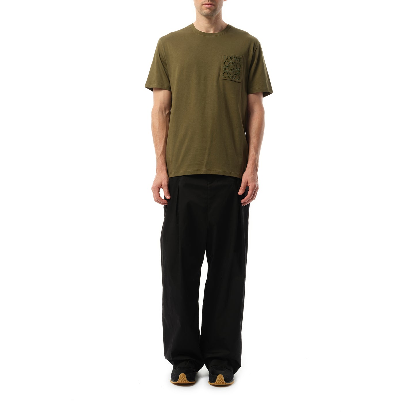 Relaxed Anagram T-Shirt in Khaki