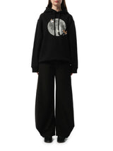 Loewe Moon Print Hoodie in Black