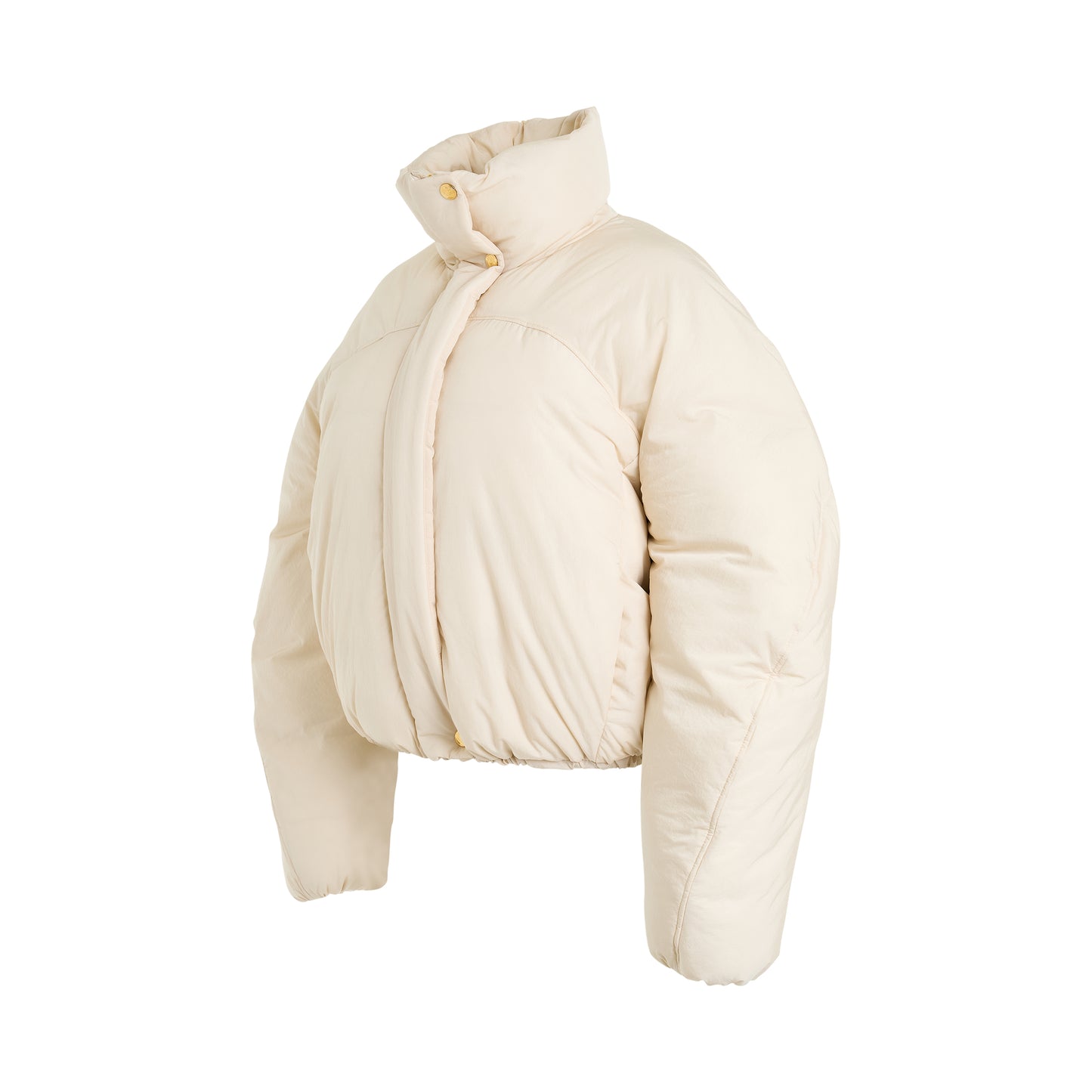 La Doudoune Courte Carco Jacket in Off White