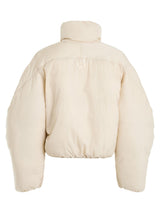 La Doudoune Courte Caraco Jacket in Off White