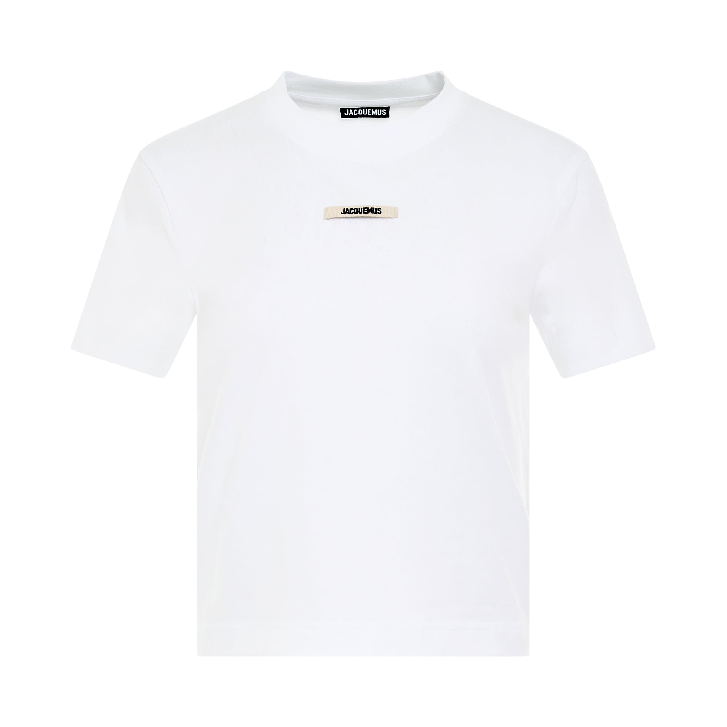 Gros Grain Logo T-Shirt in White