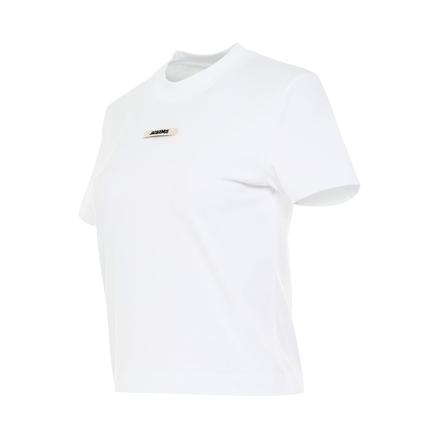 Gros Grain Logo T-Shirt in White