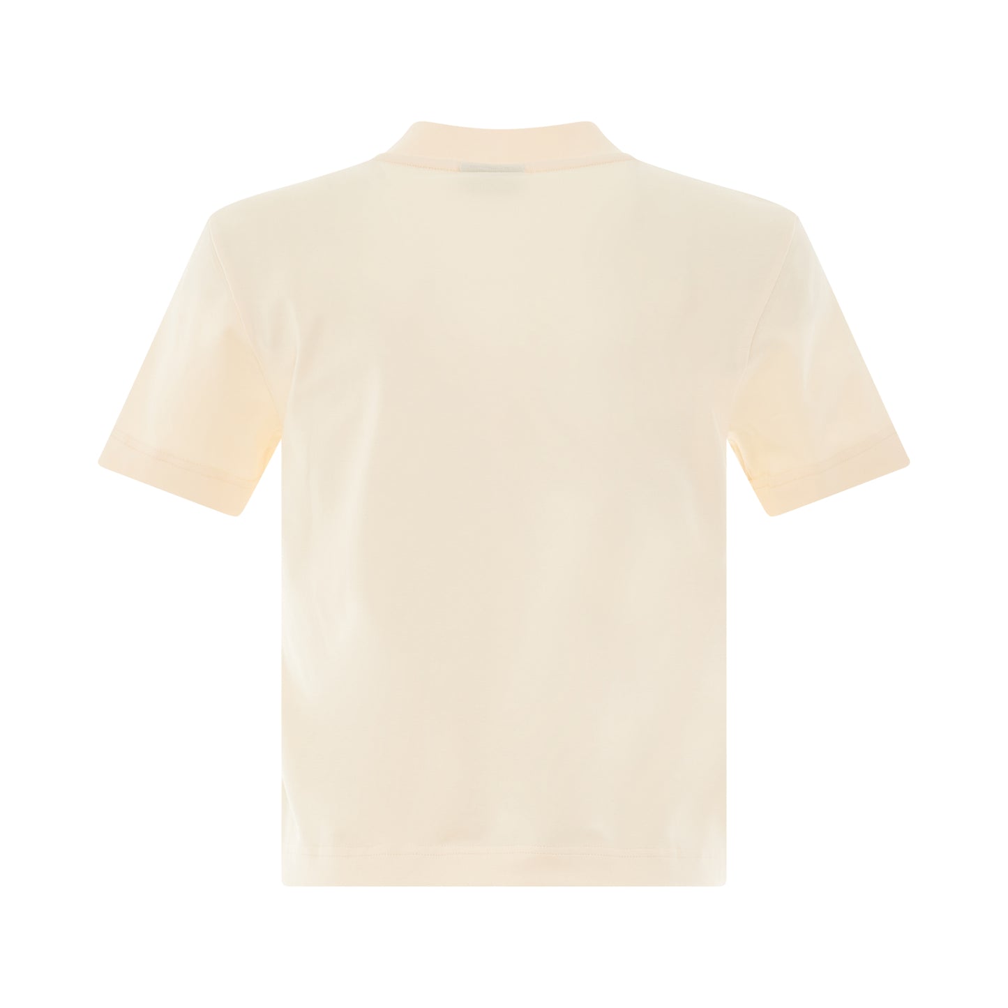 Gros Grain Logo T-Shirt in Light Beige