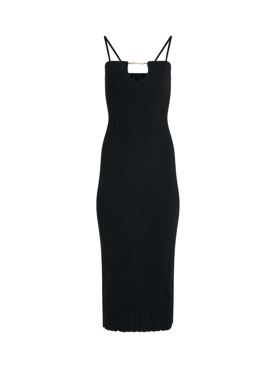 Sierra Bretelles Dress in Black