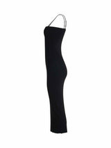 Sierra Bretelles Dress in Black