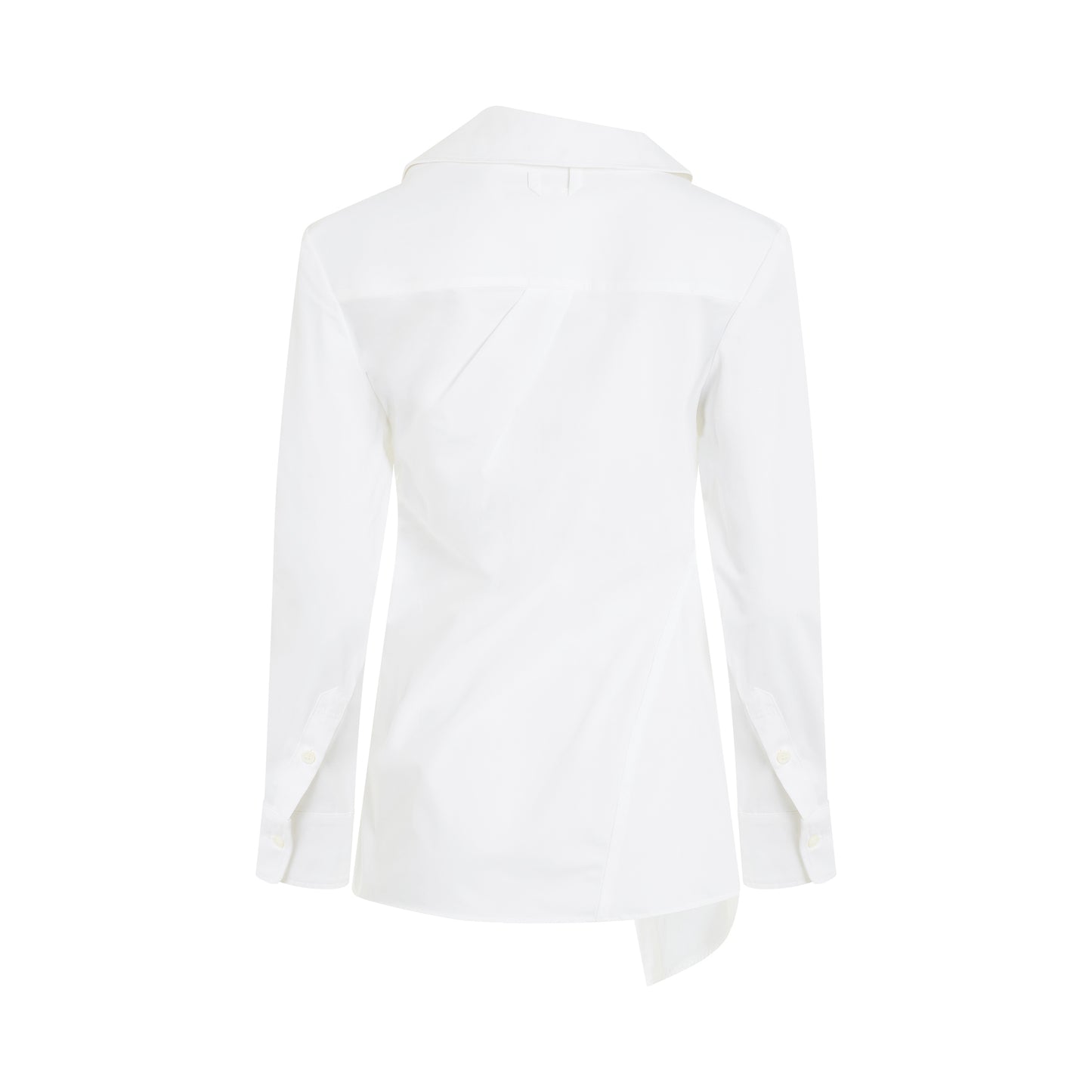 Pablo Asymmetric Shirt in White