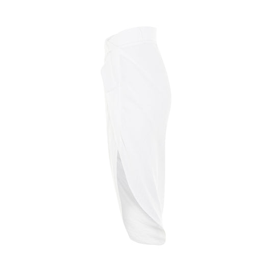 La Jupe Saudade Skirt in White