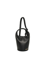 Le Petit Tourni Leather Bag in Black