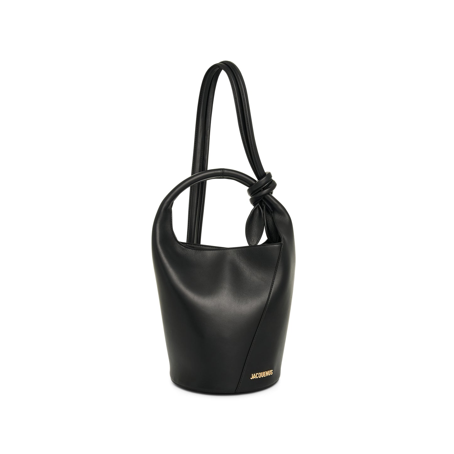 Le Petit Tourni Leather Bag in Black