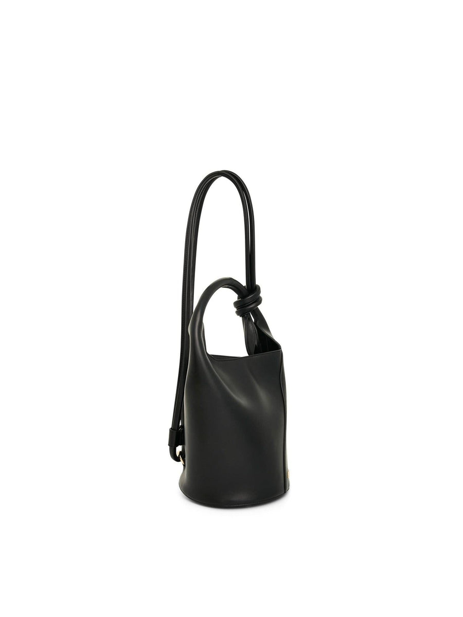 Le Petit Tourni Leather Bag in Black