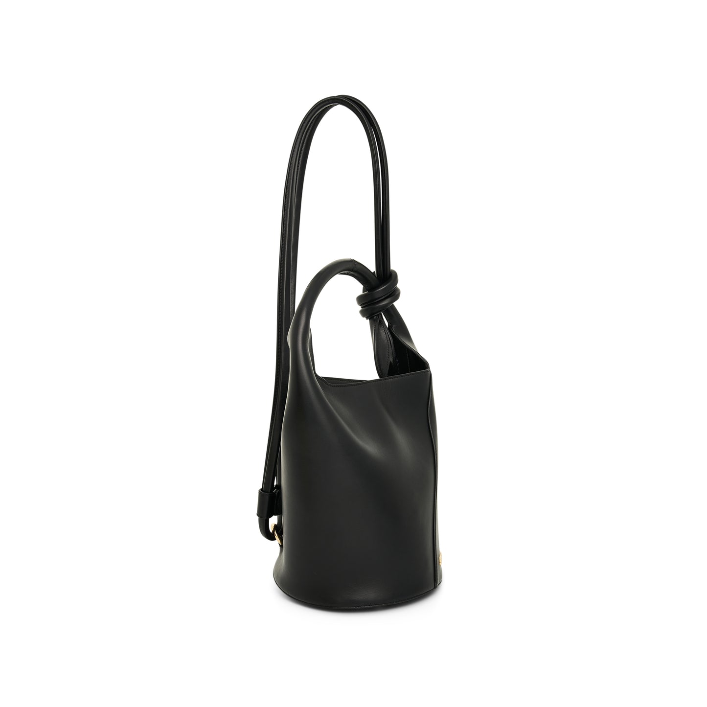 Le Petit Tourni Leather Bag in Black