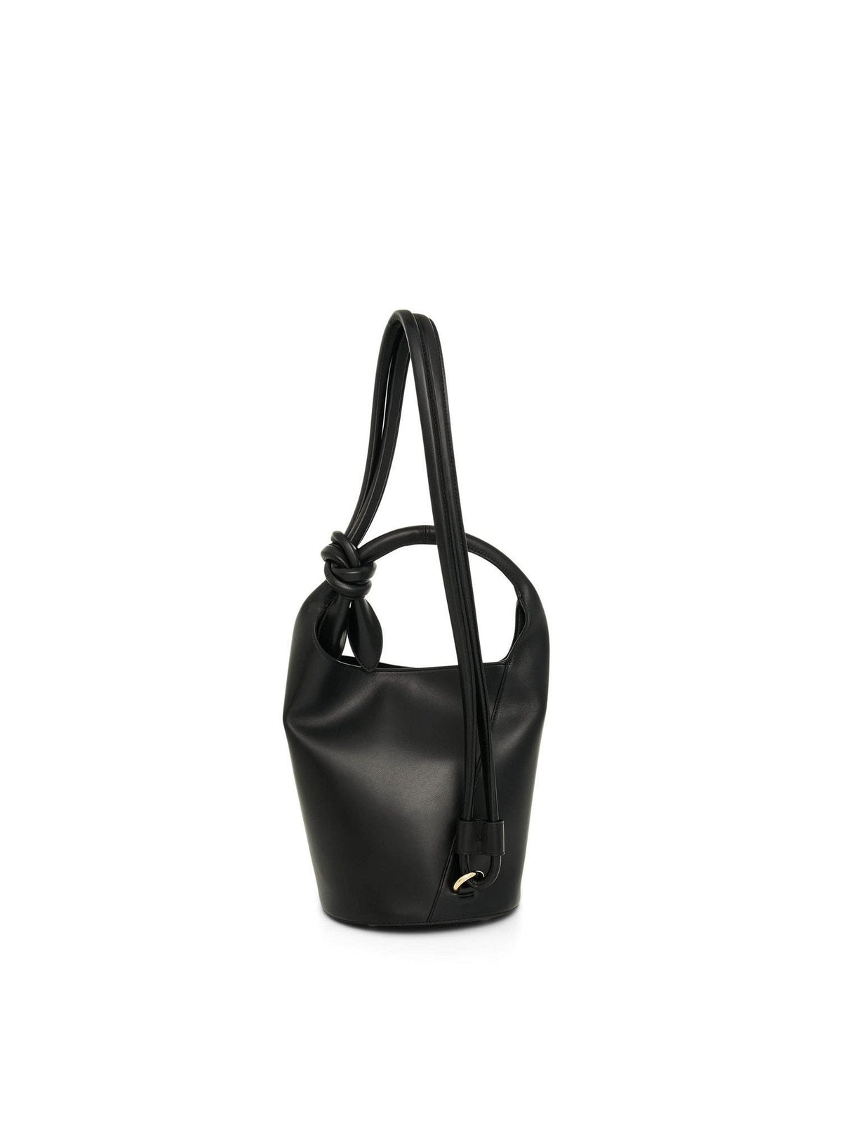 Le Petit Tourni Leather Bag in Black
