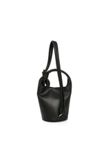 Le Petit Tourni Leather Bag in Black
