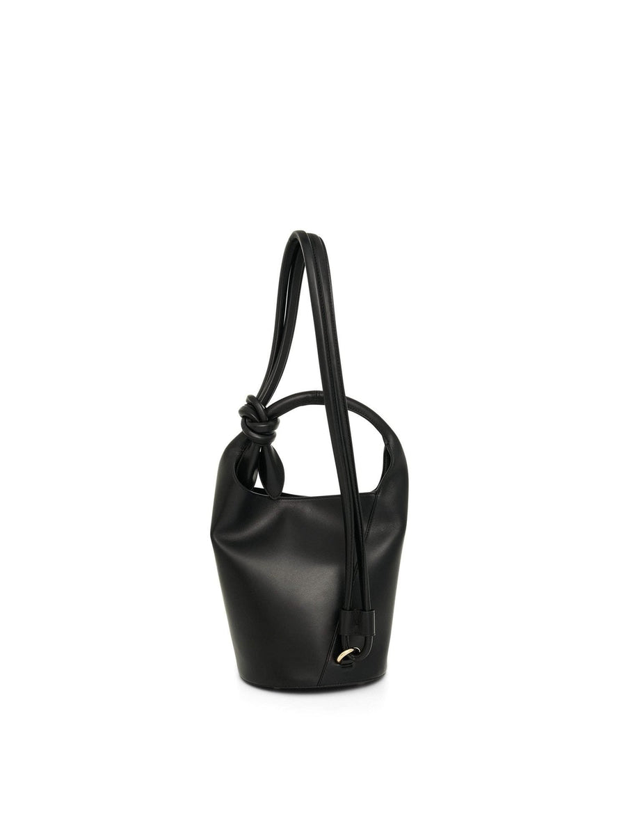 Le Petit Tourni Leather Bag in Black