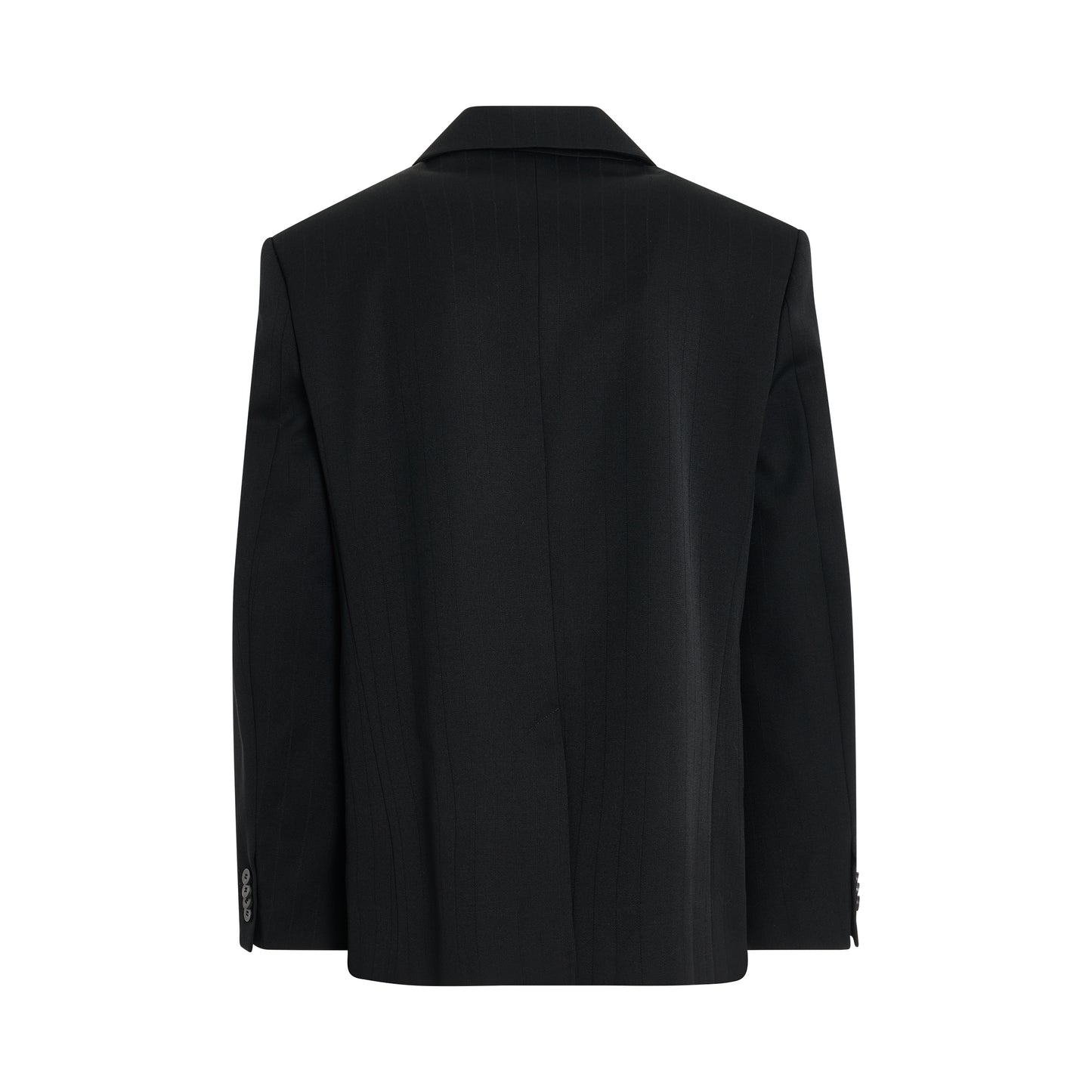 Titolo Suit Jacket in Pinstripe Black