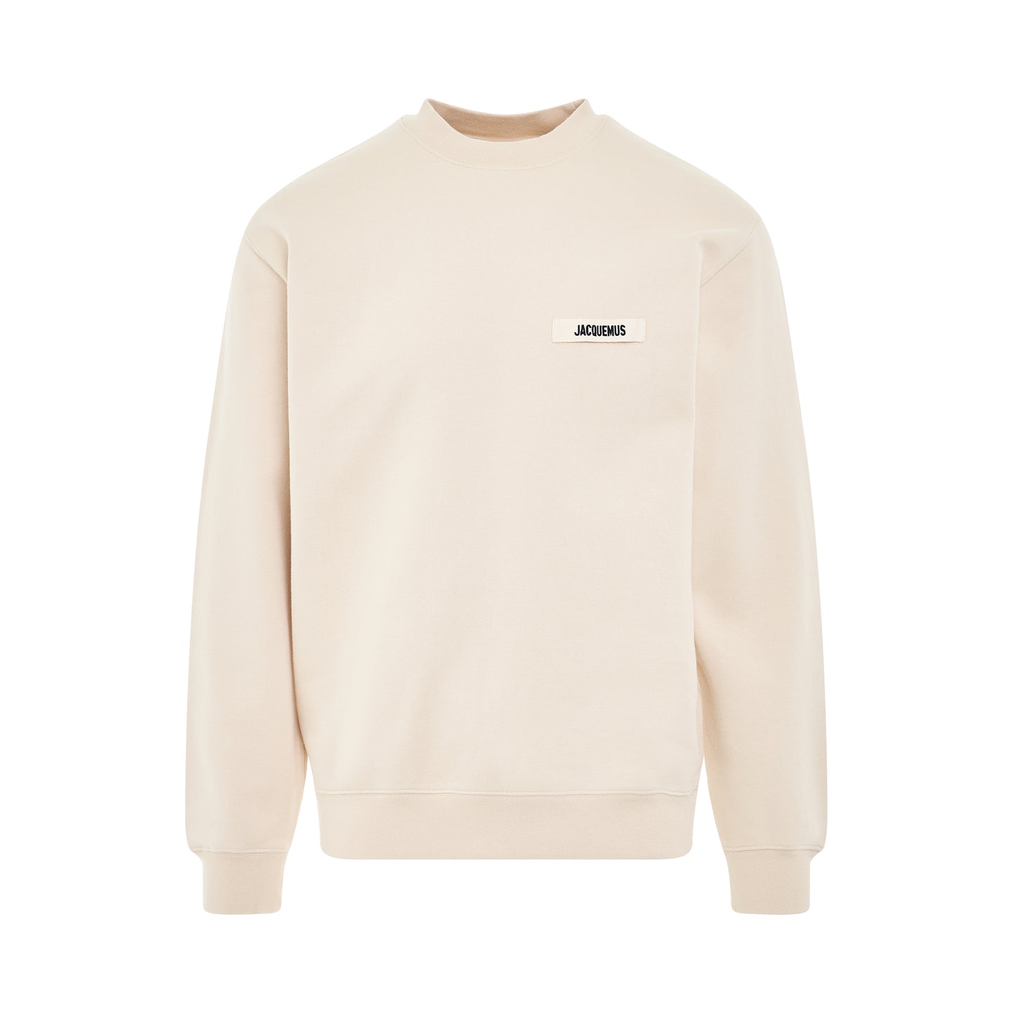 Gros Grain Logo Sweatshirt in Beige