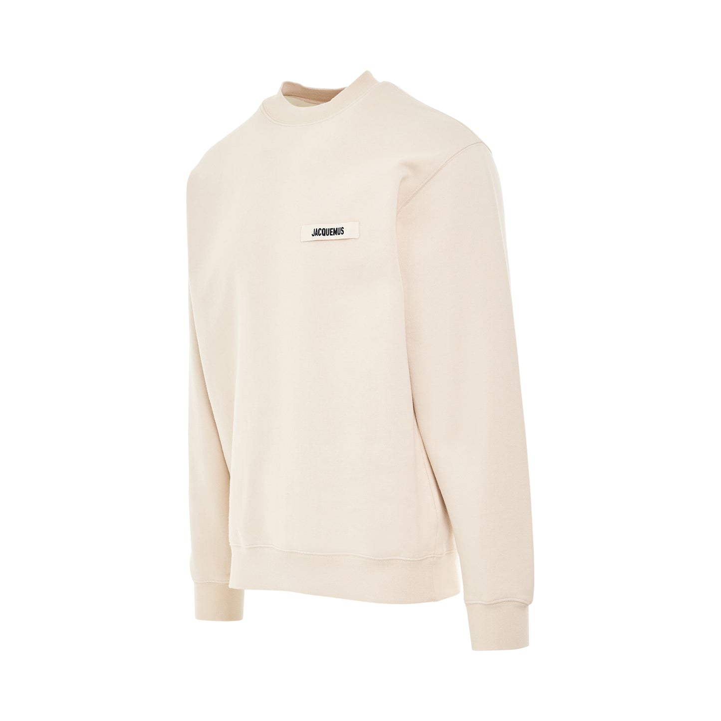 Gros Grain Logo Sweatshirt in Beige