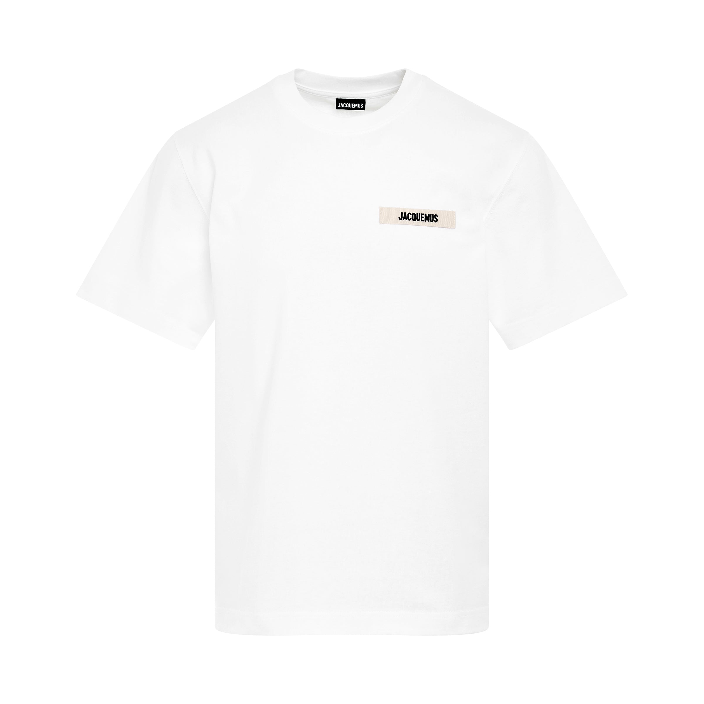 Gros Grain Logo T-Shirt in White