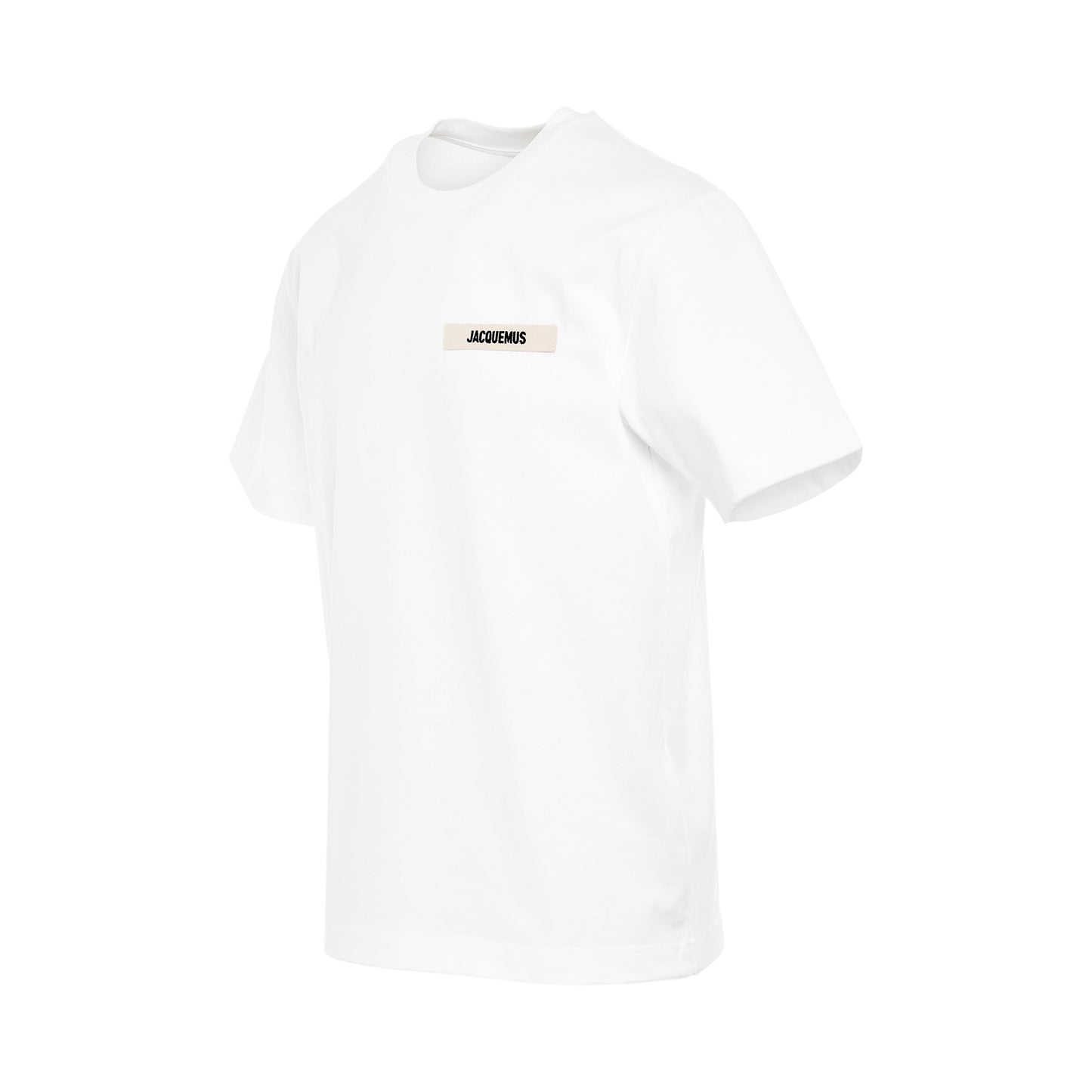 Gros Grain Logo T-Shirt in White