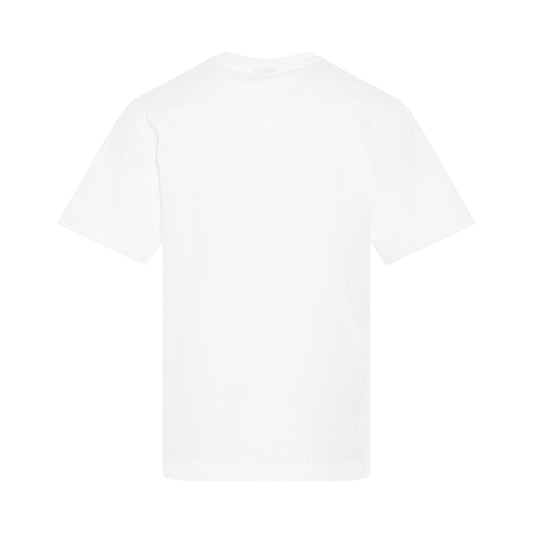 Gros Grain Logo T-Shirt in White