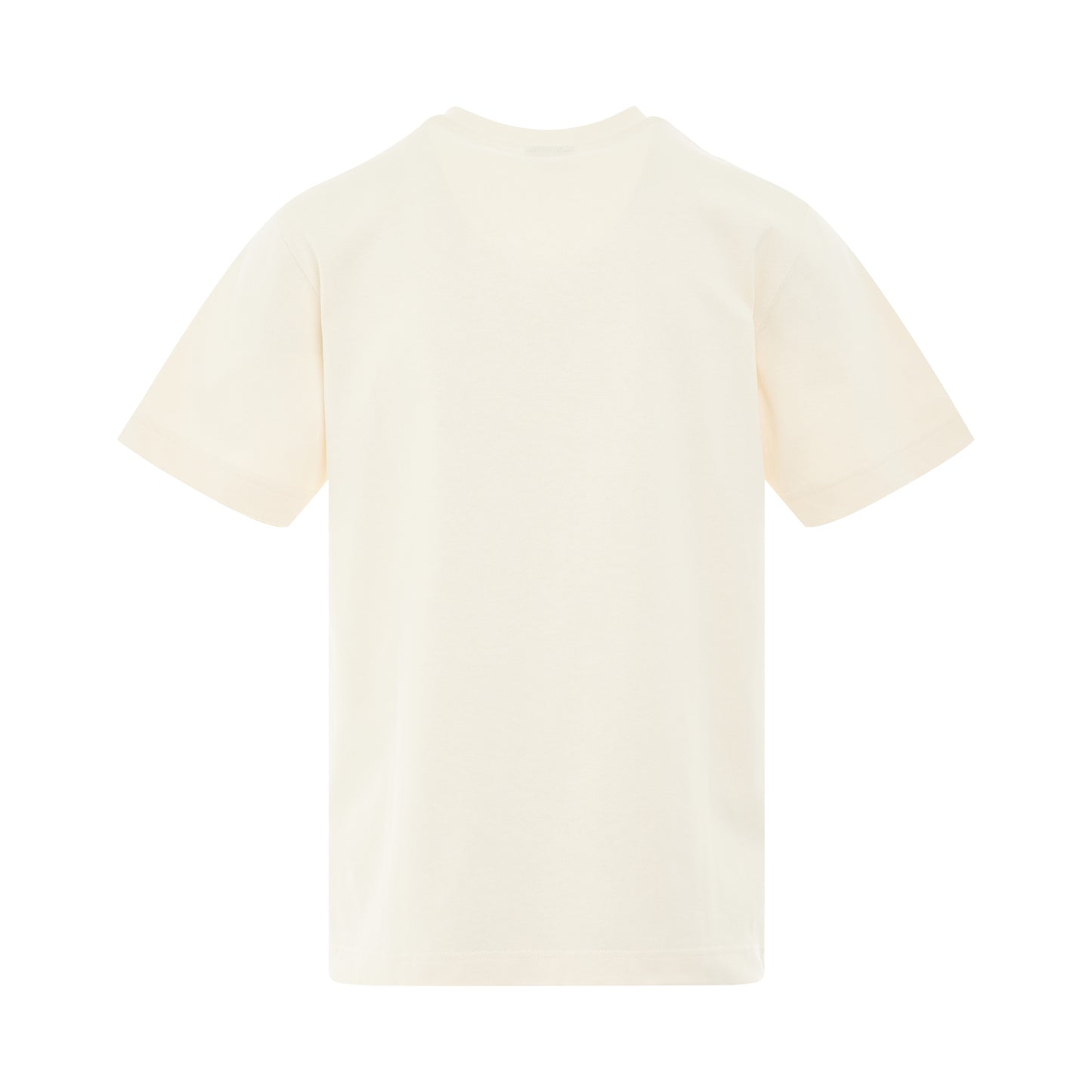 Gros Grain Logo T-Shirt in Beige