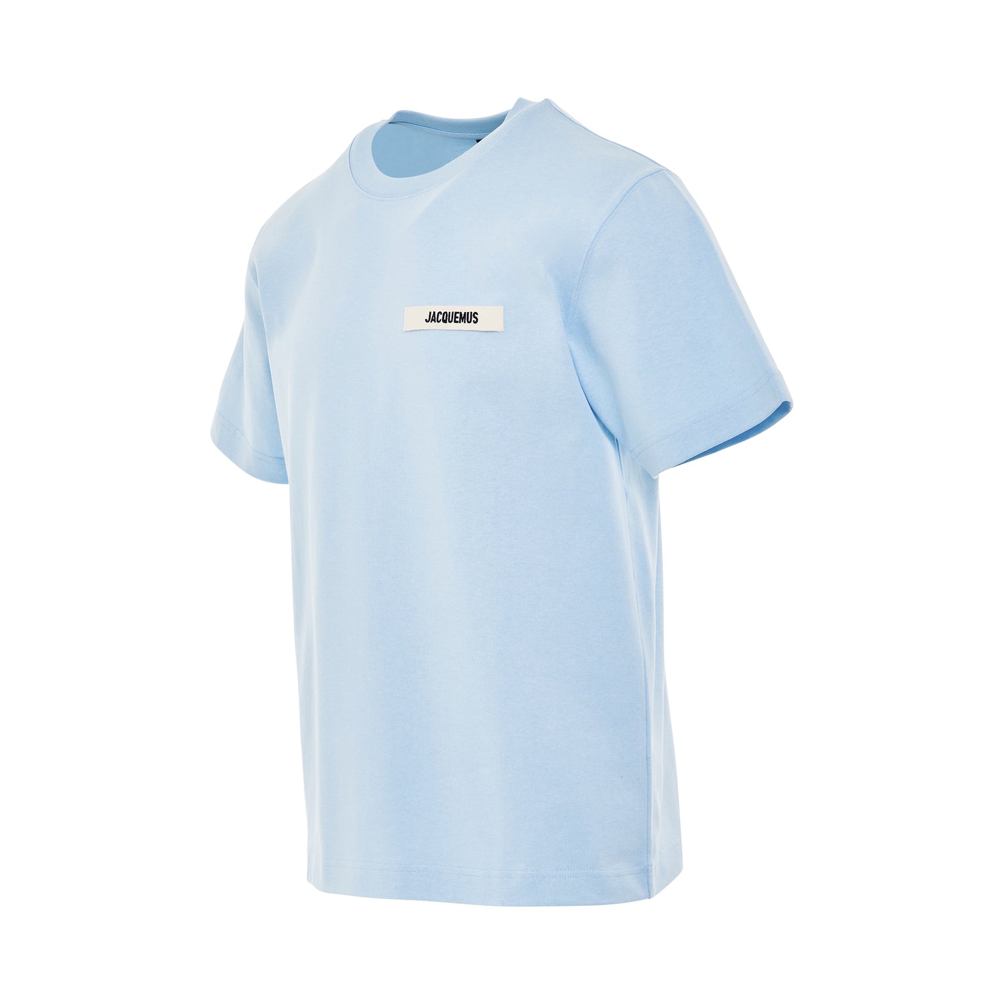 Gros Grain Logo T-Shirt in Light Blue