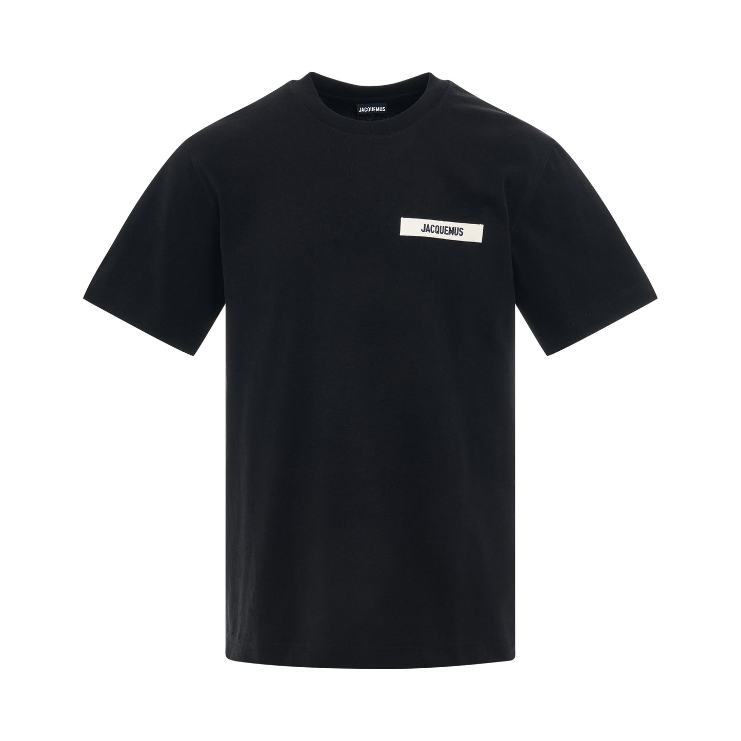 Gros Grain Logo T-Shirt in Black