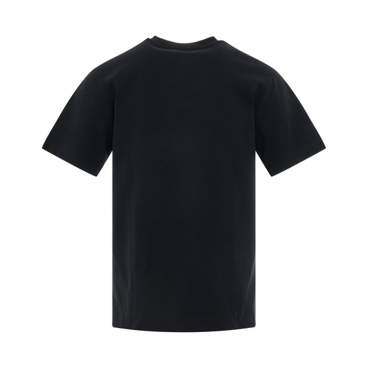 Gros Grain Logo T-Shirt in Black