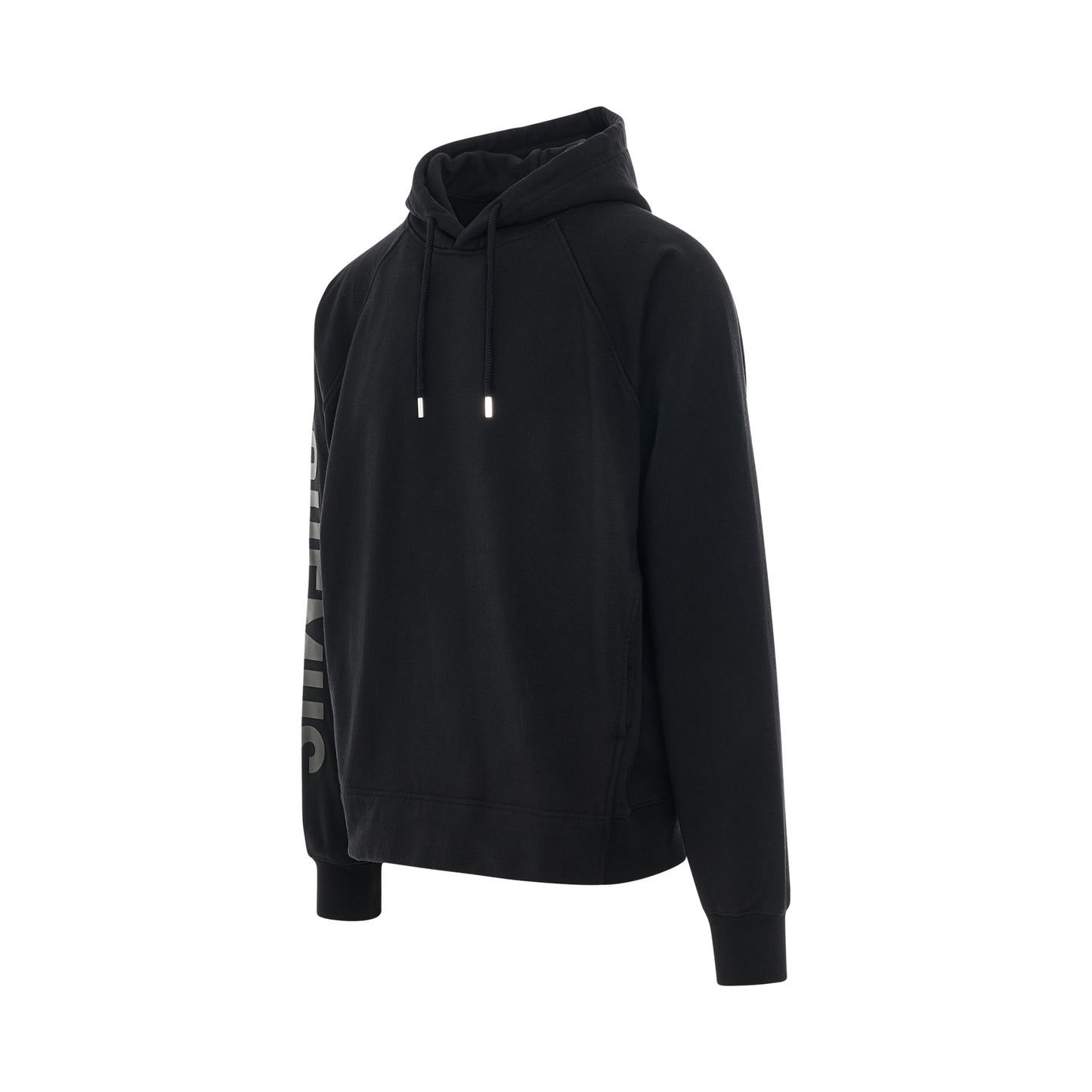 Typo Logo Hoodie in Black