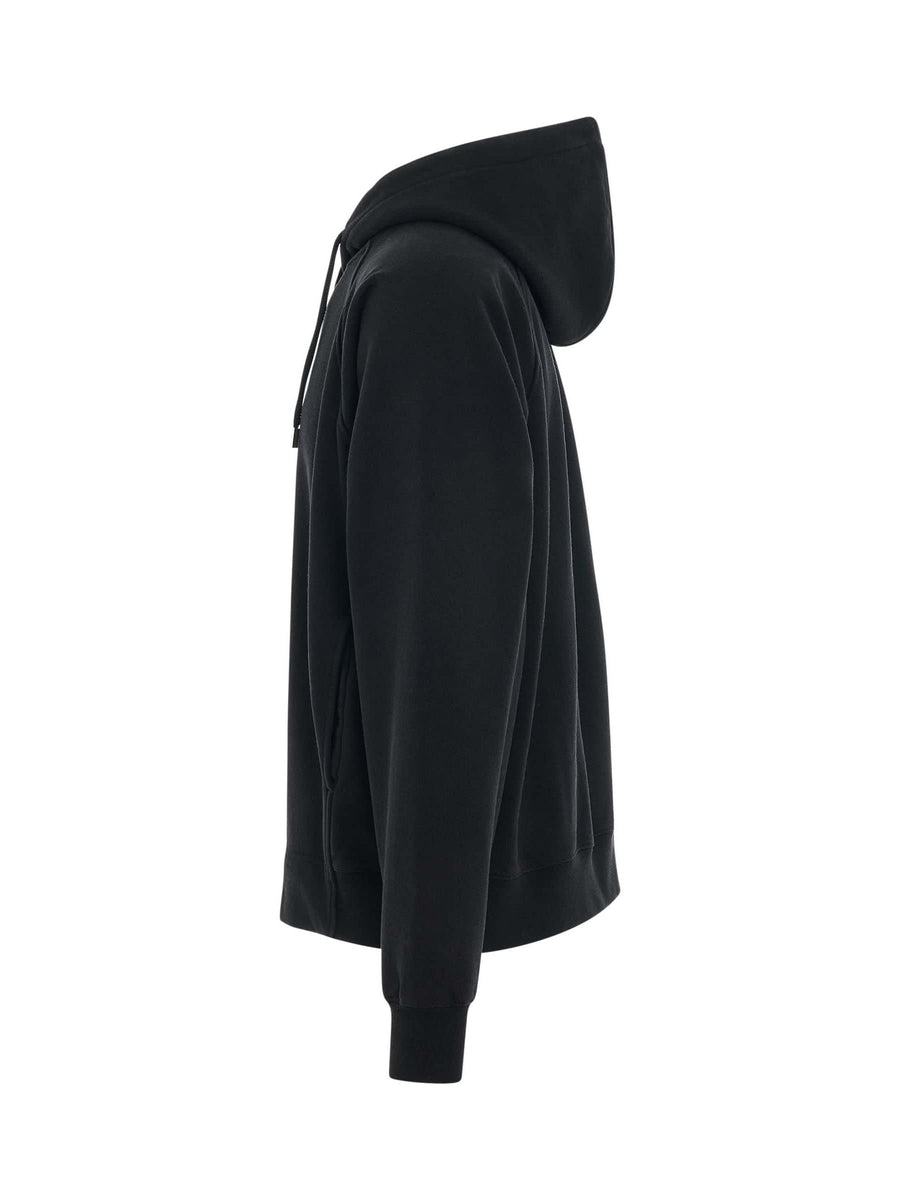Typo Logo Hoodie in Black