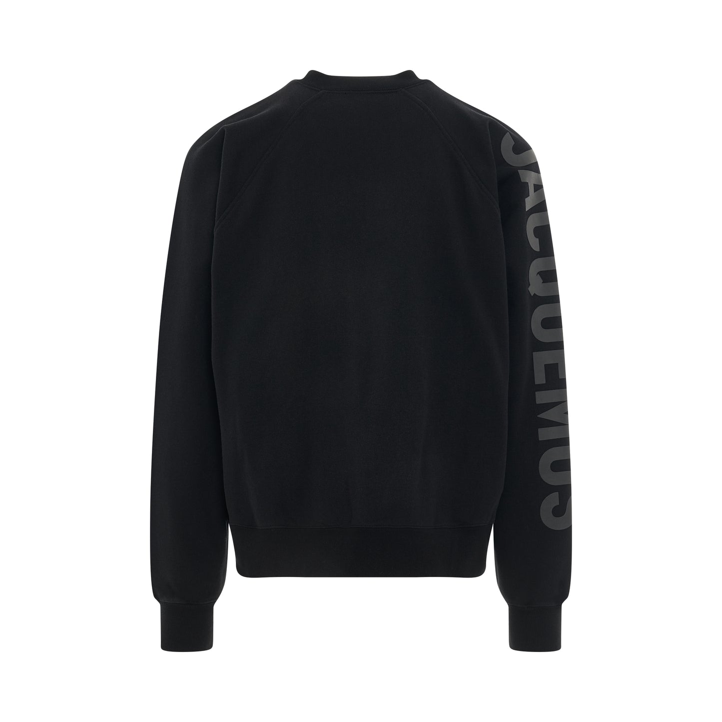 Typo Sleeve Logo Sweatshirt in Black