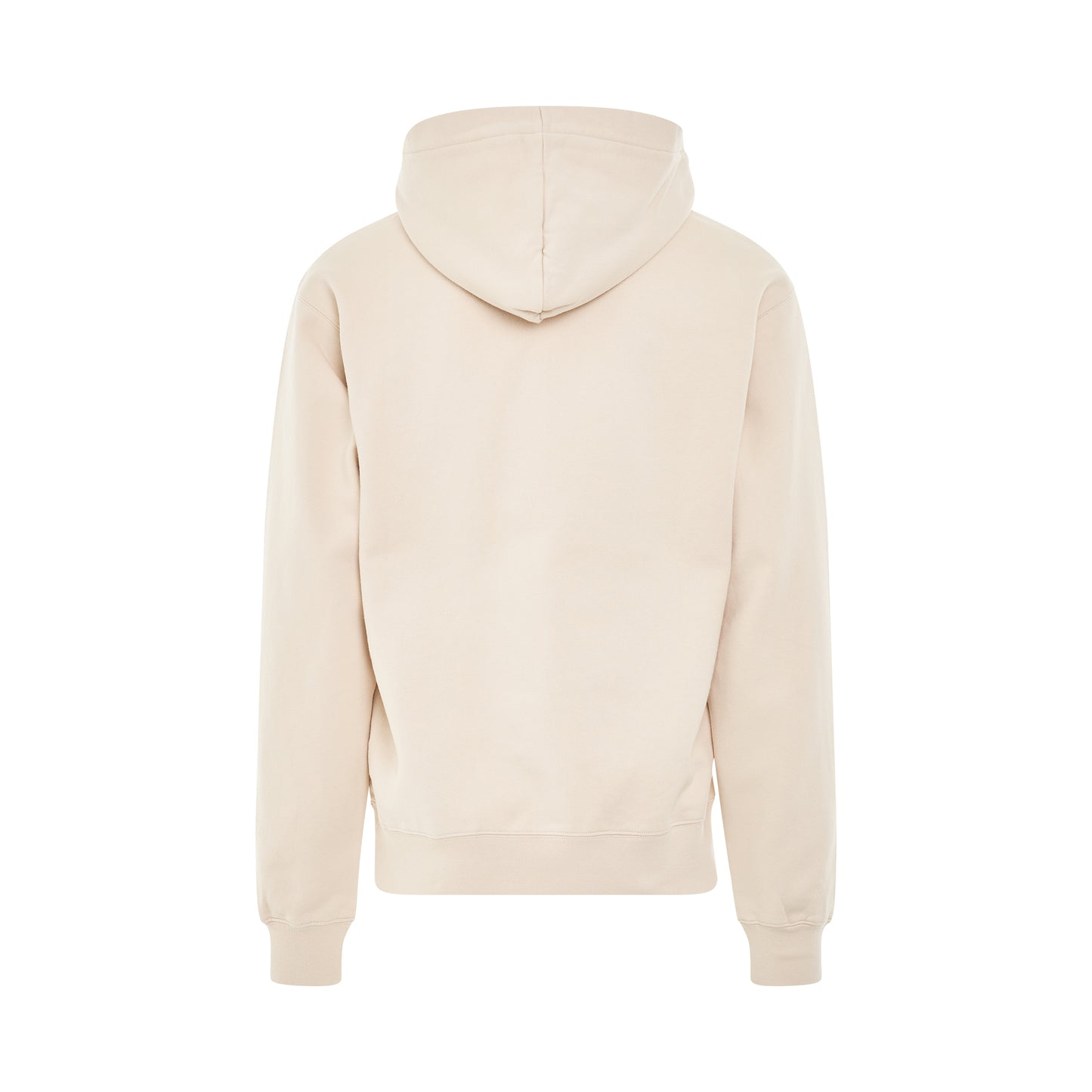 Gros Grain Logo Hoodie in Beige