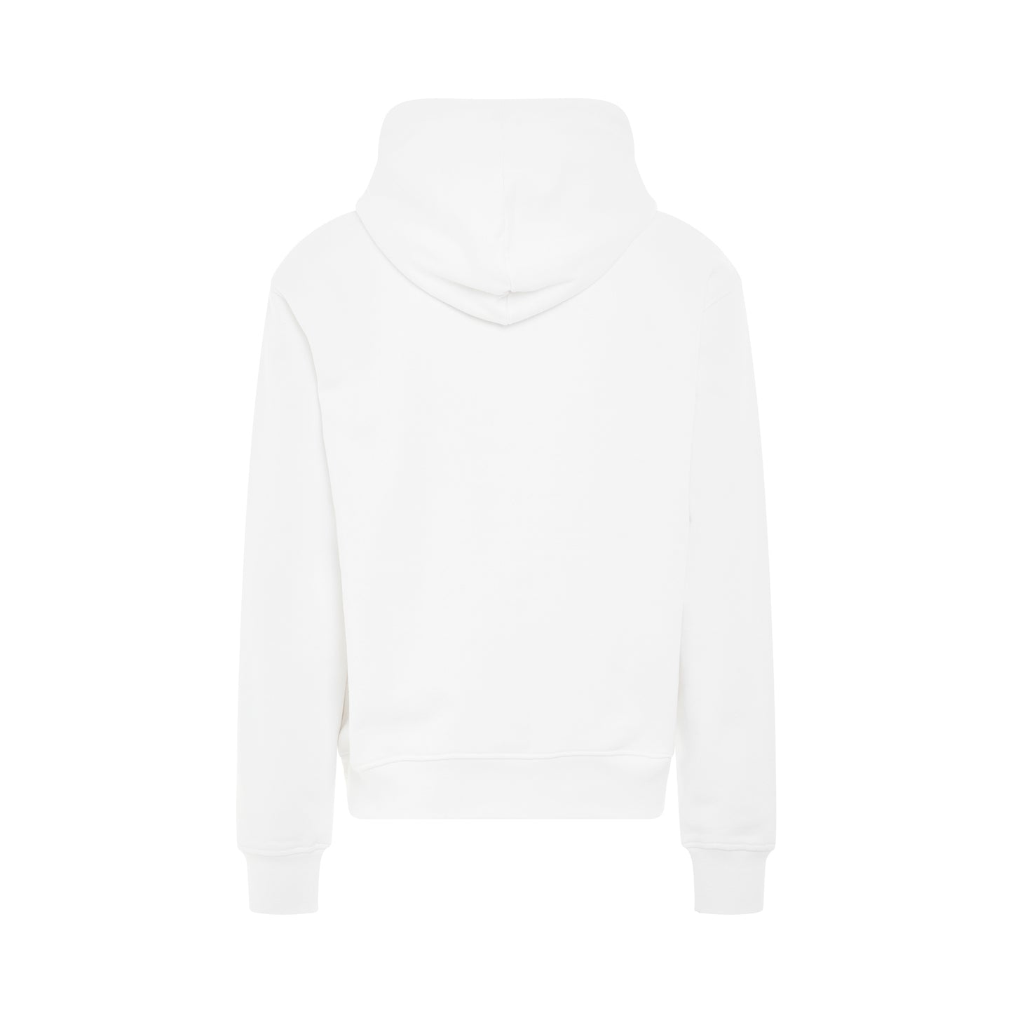 Brode Embroidered Logo Hoodie in White