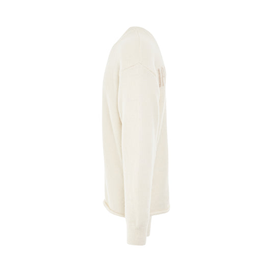 Jacquemus Knit Sweater in Light Beige