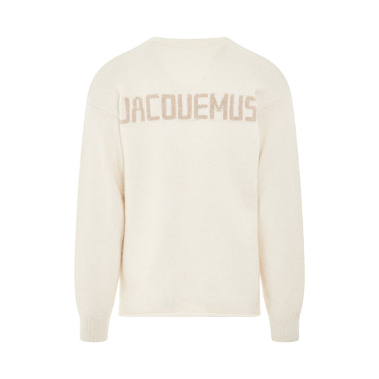 Jacquemus Knit Sweater in Light Beige