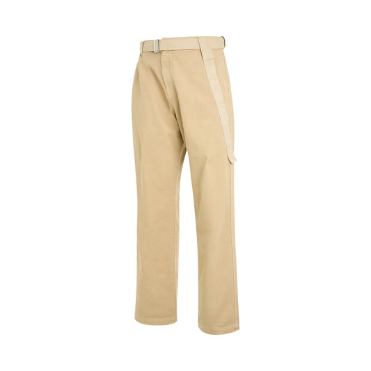 Marrone Relax Fit Pants in Beige