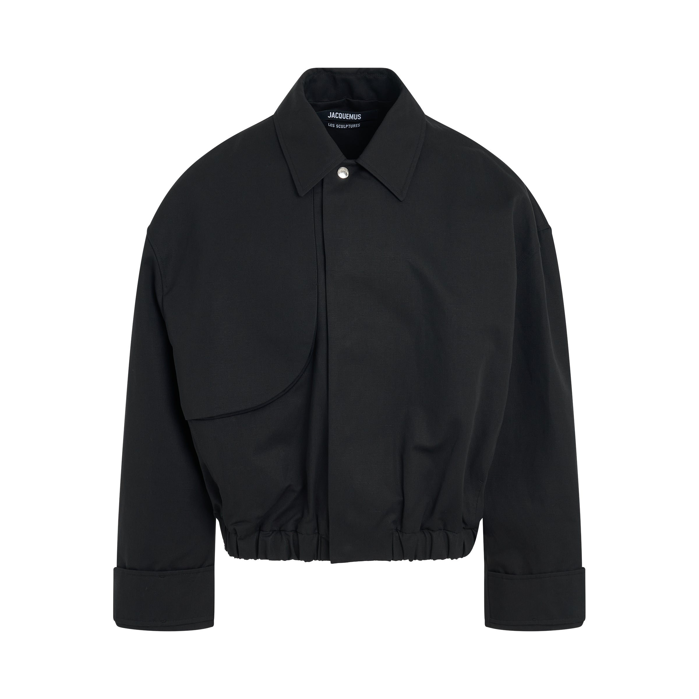 Salti Cropped Blouson in Black