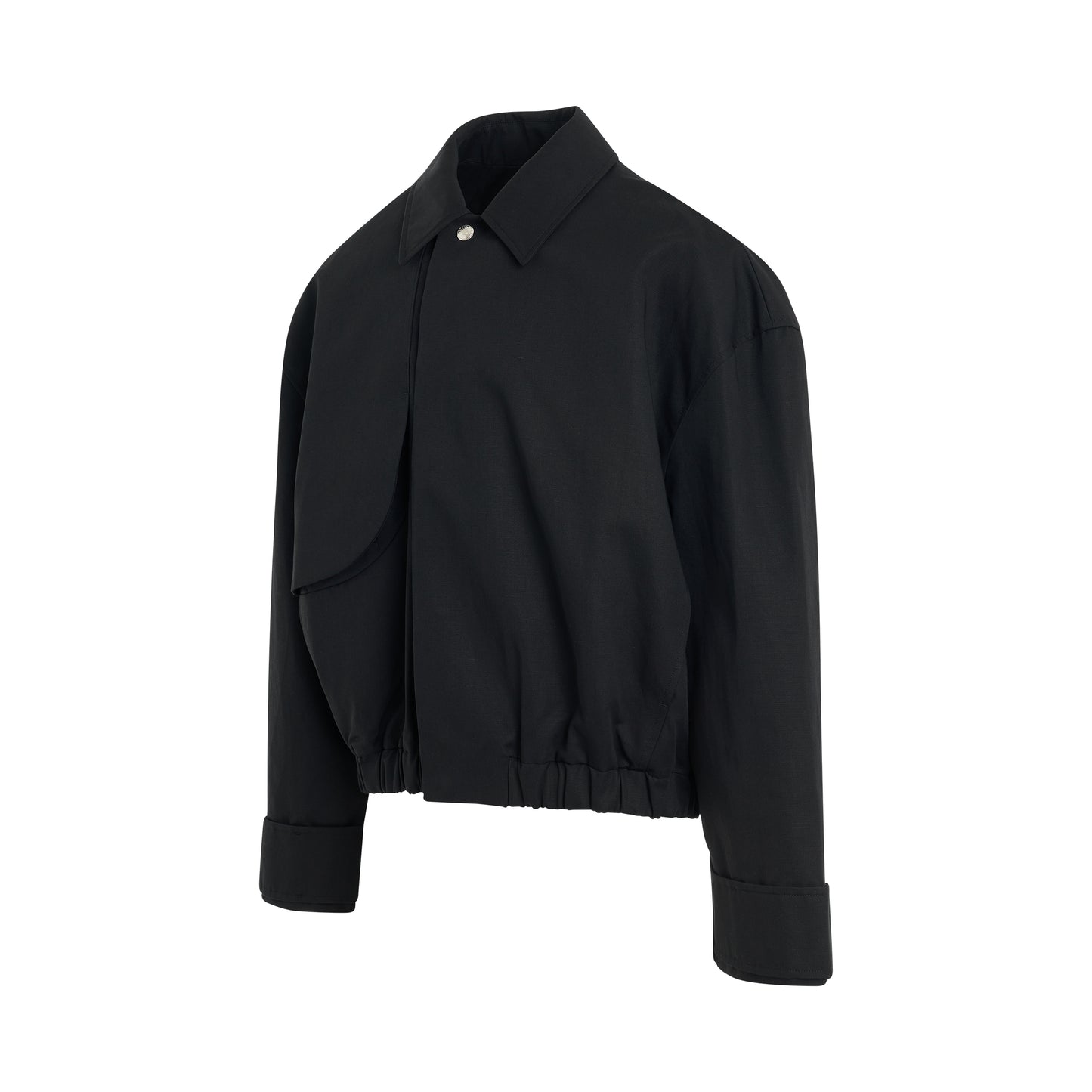 Salti Cropped Blouson in Black