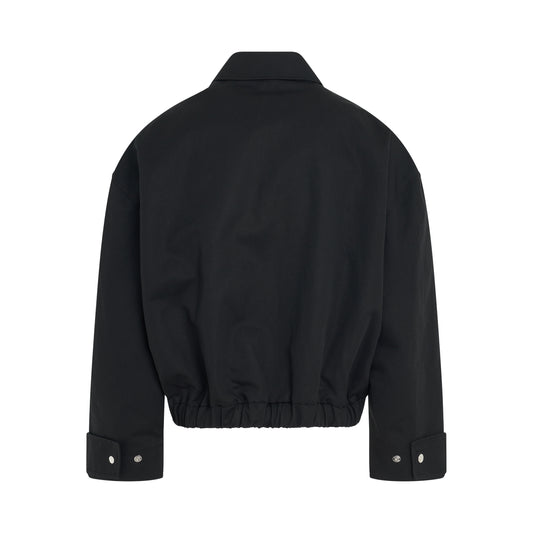 Salti Cropped Blouson in Black