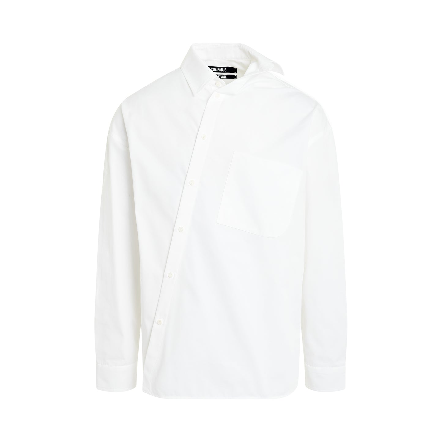 Cuadro Asymmetric Shirt in White