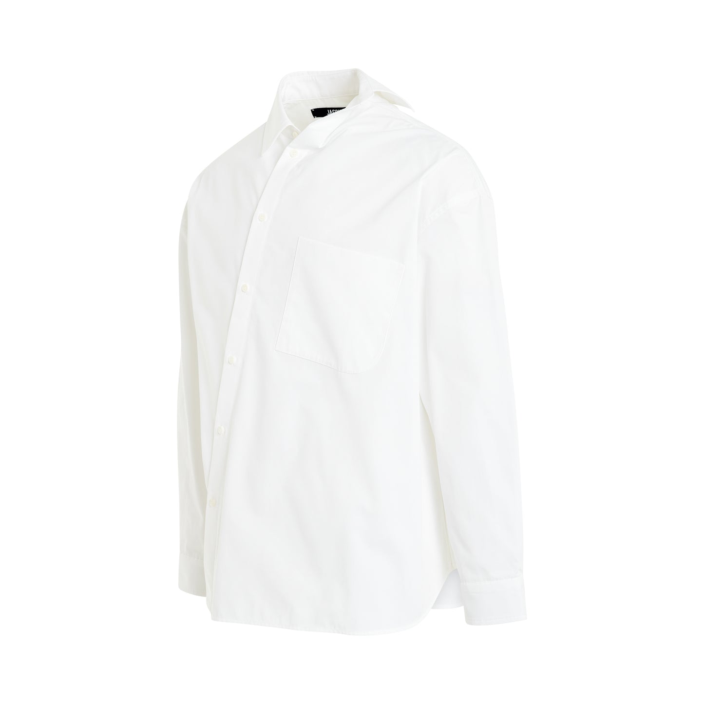 Cuadro Asymmetric Shirt in White
