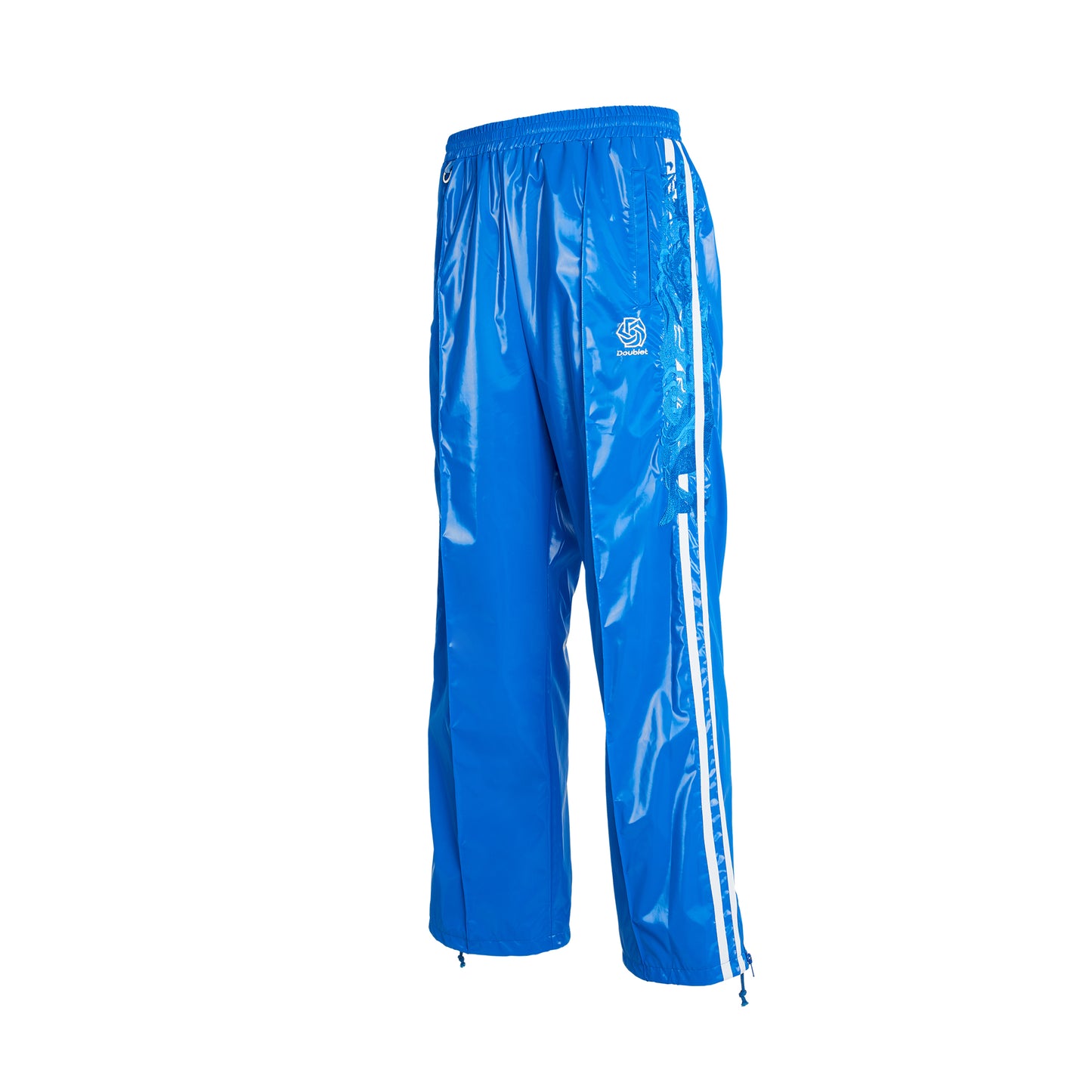 Laminate Track Pants in Blue