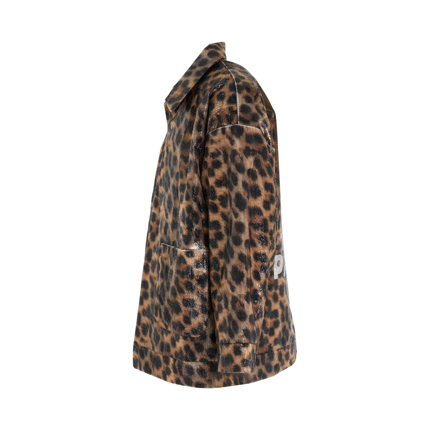 Summer Fur Hand-Painted Jacket in Leopard