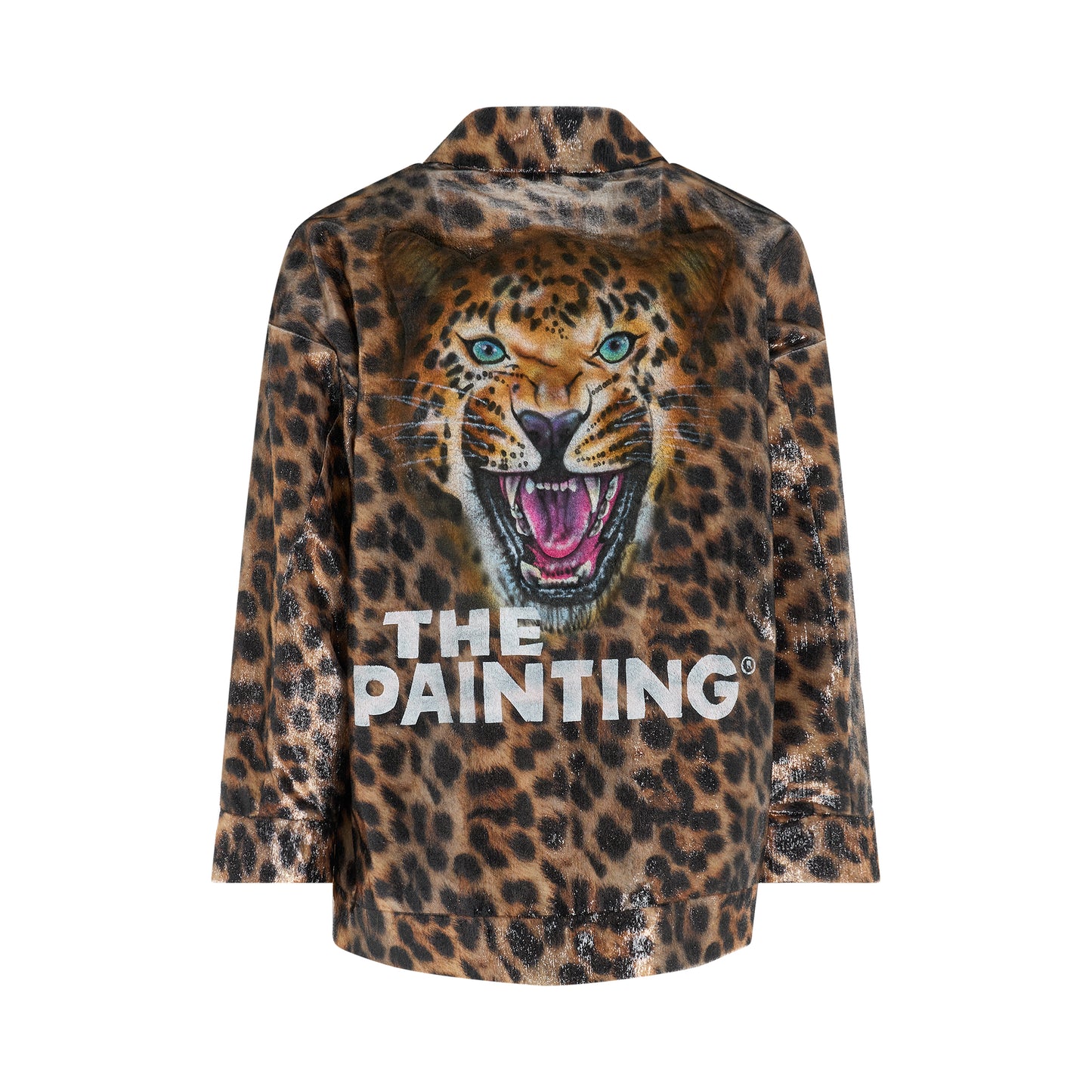 Summer Fur Hand-Painted Jacket in Leopard