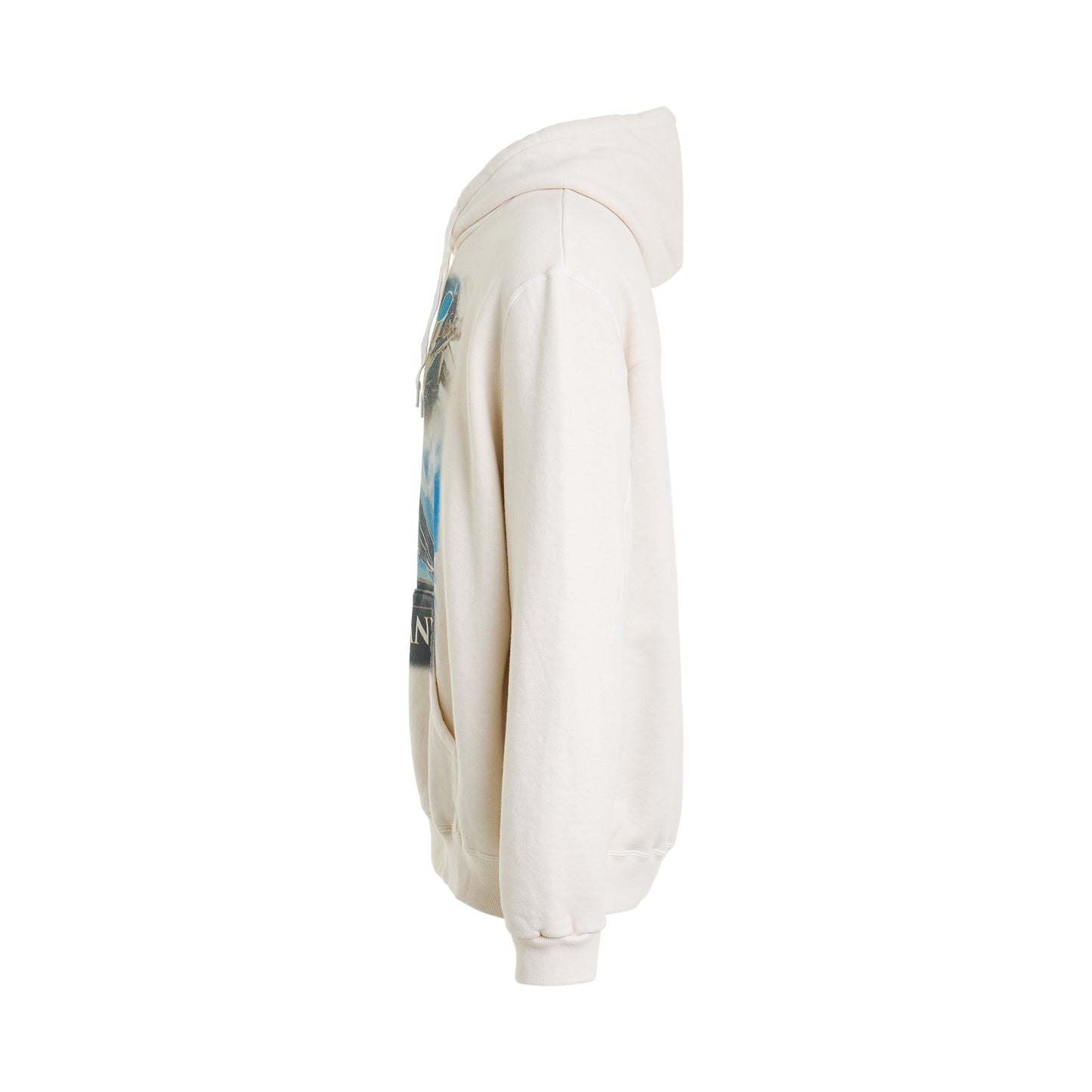 Android Print Hoodie in White