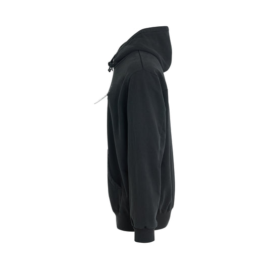 CD-R Embroidery Hoodie in Black